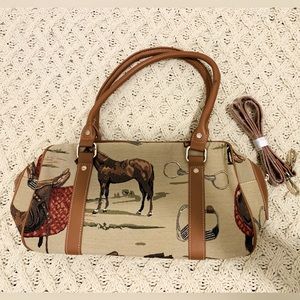 Signare Vintage Horse Purse - New